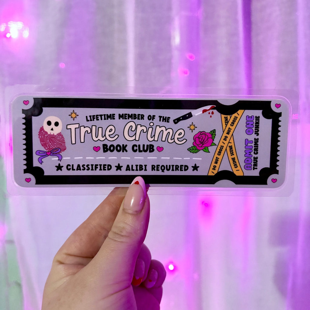"True Crime Book Club"-Bookmark