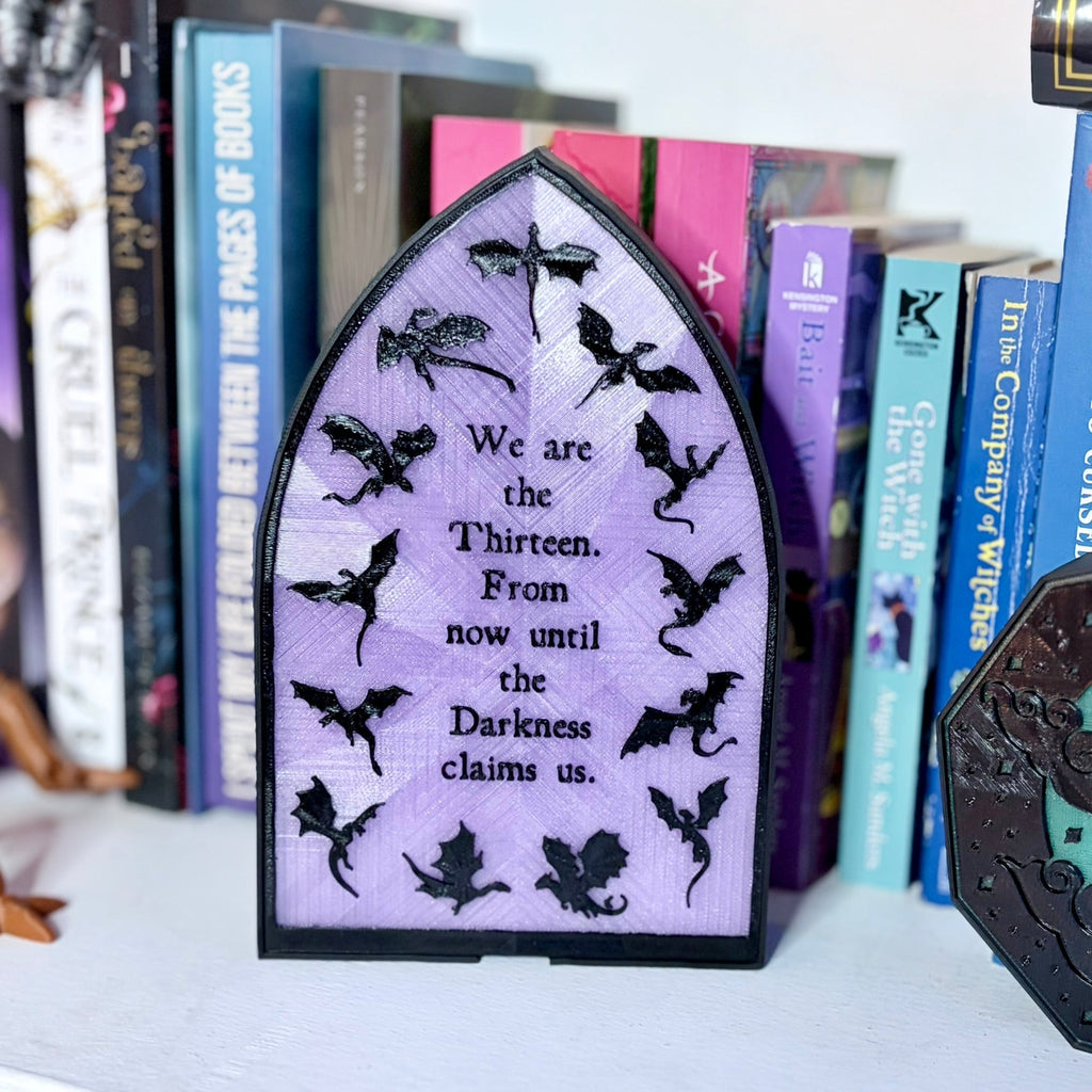 "We are the Thirteen"- Bookshelf Decor