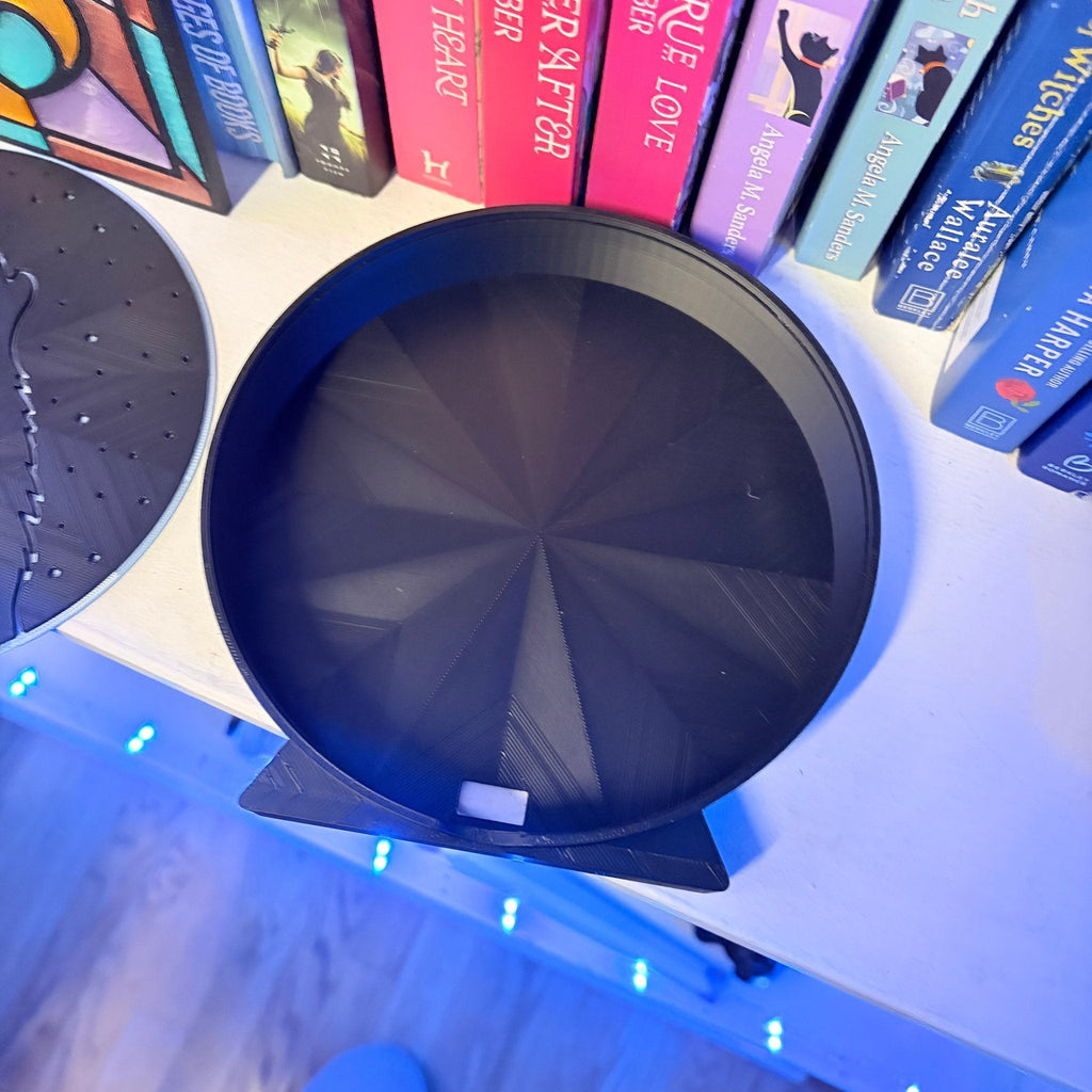 "Wolf Moon and Stars"- Bookshelf Decor