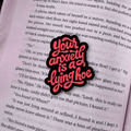 "Your Anxiety is a Lying Hoe"-Sticker
